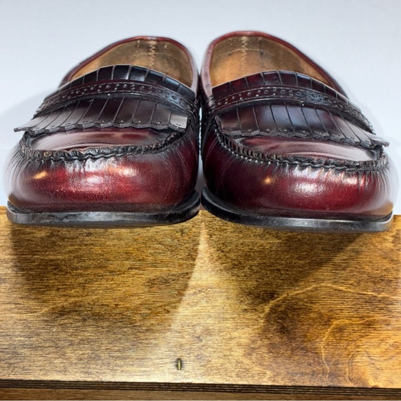 GH Bass & Co. Tailored Vintage Keltie Loafer Oxblood Leather Mens 11C - Picture 5 of 10